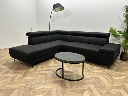 !Showroommodel! Zwart Hoekzetel ~ Verstelbare Hoofdsteunen