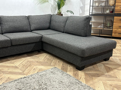 Antraciet U Zetel ~ Losse Kussens Met Afneembare Hoezen