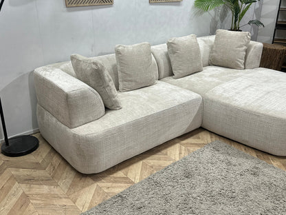 !Showroommodel! Witte Cremona Stoffen Hoekzetel