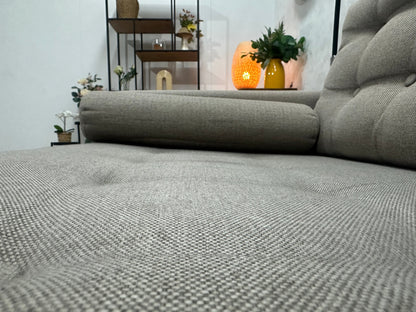 X5 Home Beige/Grijze 2.5-Zits Zetel ~ Losse Kussens Met Afneembare Hoezen