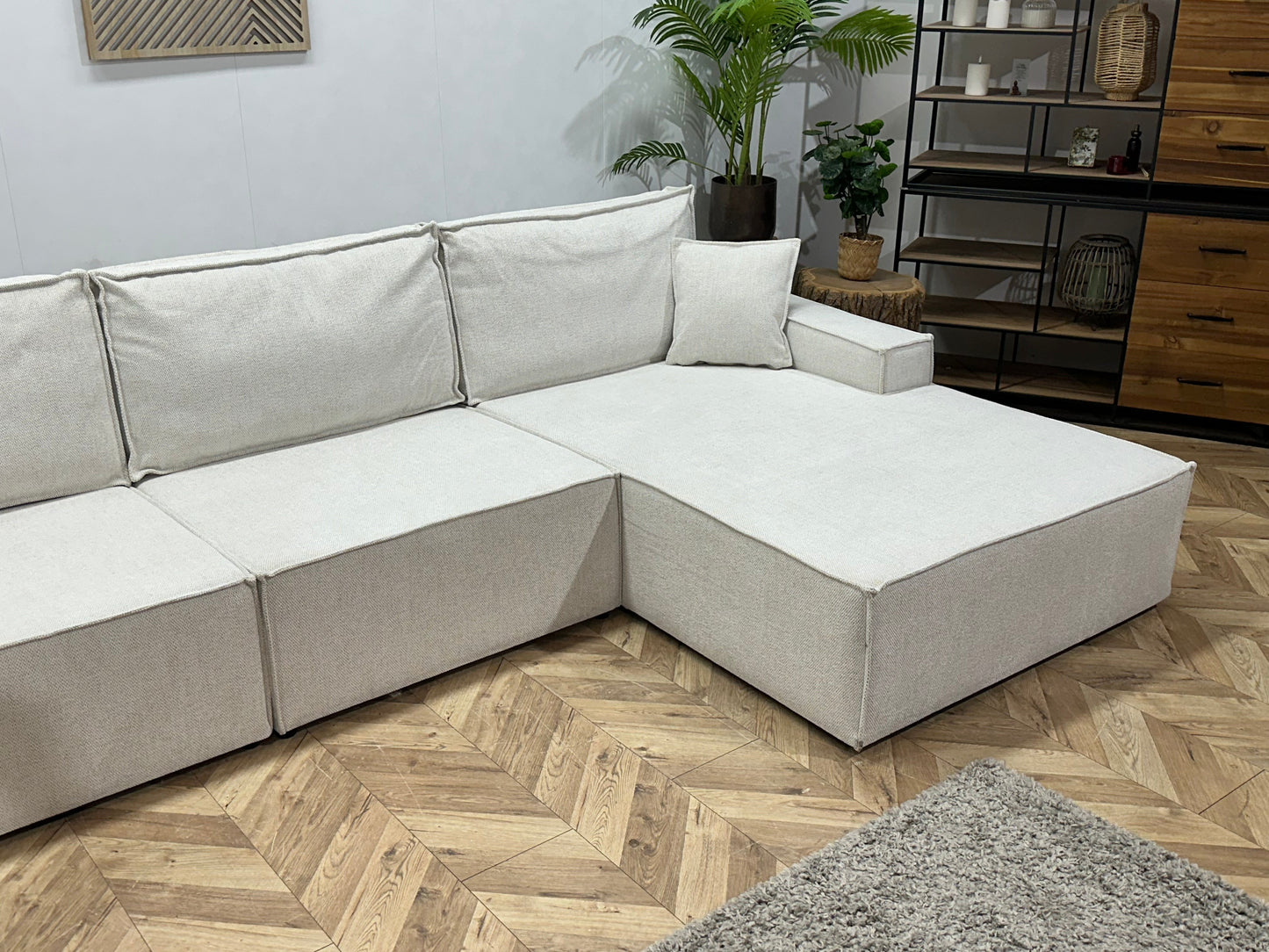 !Showroommodel! Crème Stoffen U Zetel