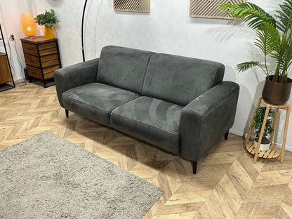 Antraciet Suède Stoffen 2.5-Zits Zetel ~ Nieuwstaat