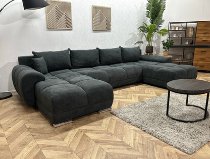 !Showroommodel! Antraciet Velvet U Zetel