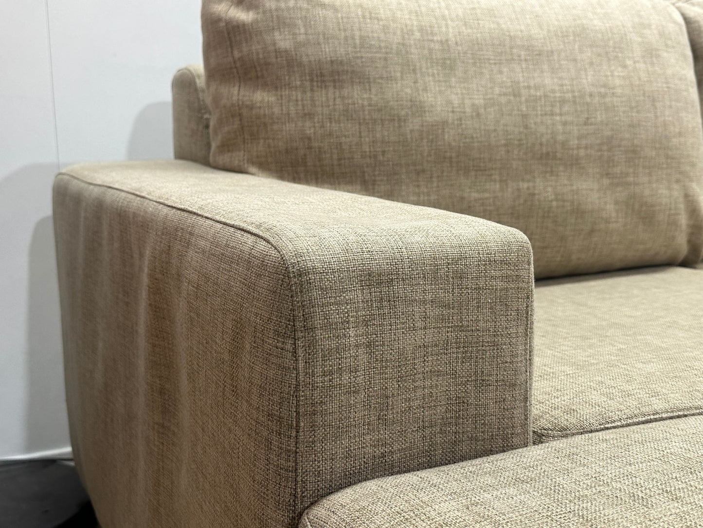 Beige U Zetel ~ Losse Kussens Met Afneembare Hoezen