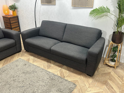 Antraciet Zetels Set ~ Vaste Kussens