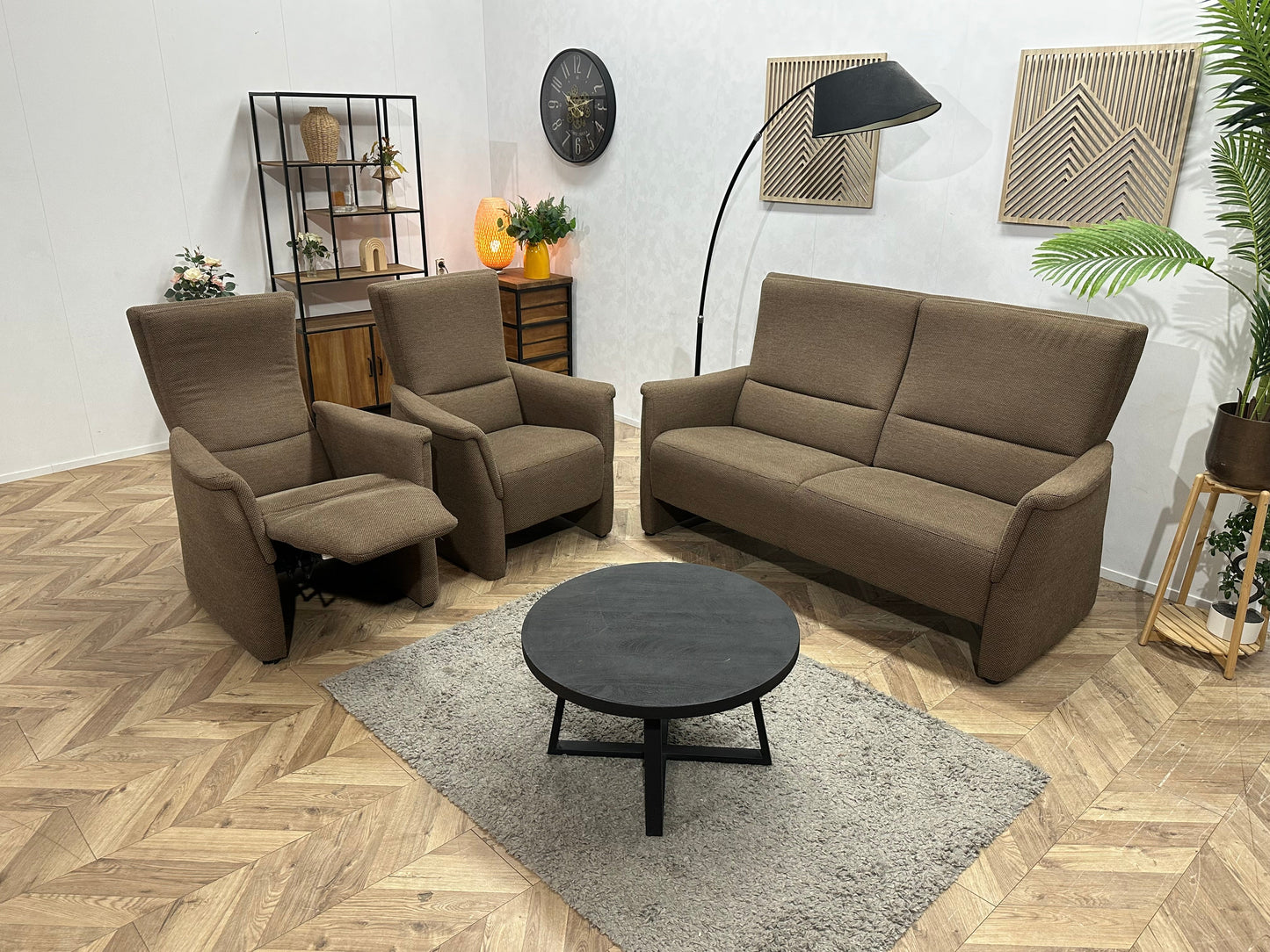 Bruine Zetels Set ~ Vaste Kussens