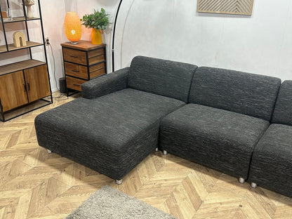 Antraciet U Zetel ~ Vaste Kussens