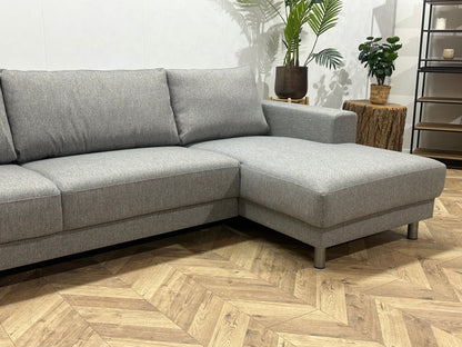 !Showroommodel! Licht Grijze Hoekzetel