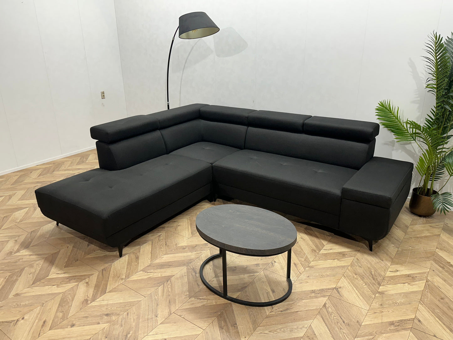 !Showroommodel! Zwart Hoekzetel ~ Verstelbare Hoofdsteunen