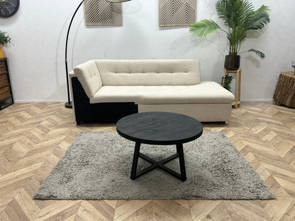Crème Bouclé Stoffen Design Zetel ~ Vaste Kussens
