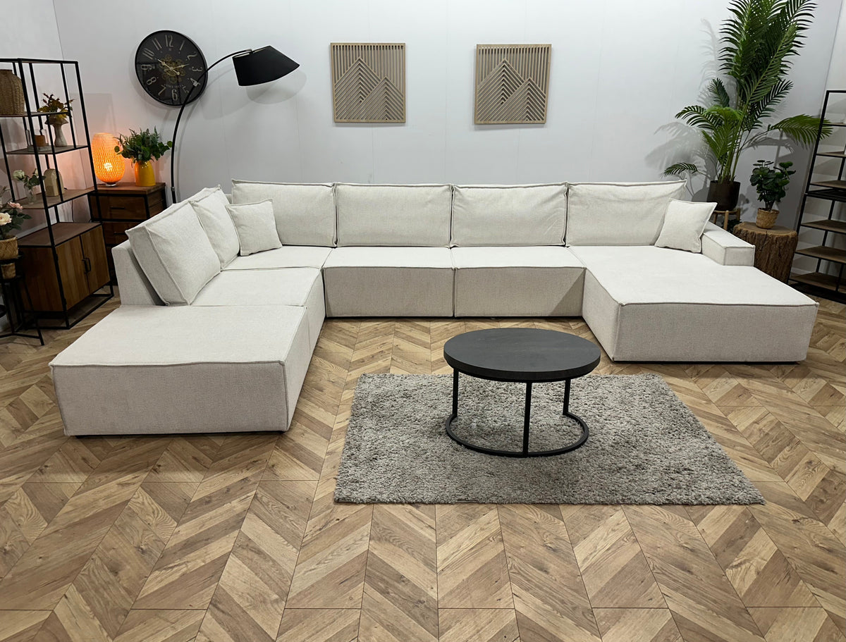!Showroommodel! Crème Stoffen U Zetel