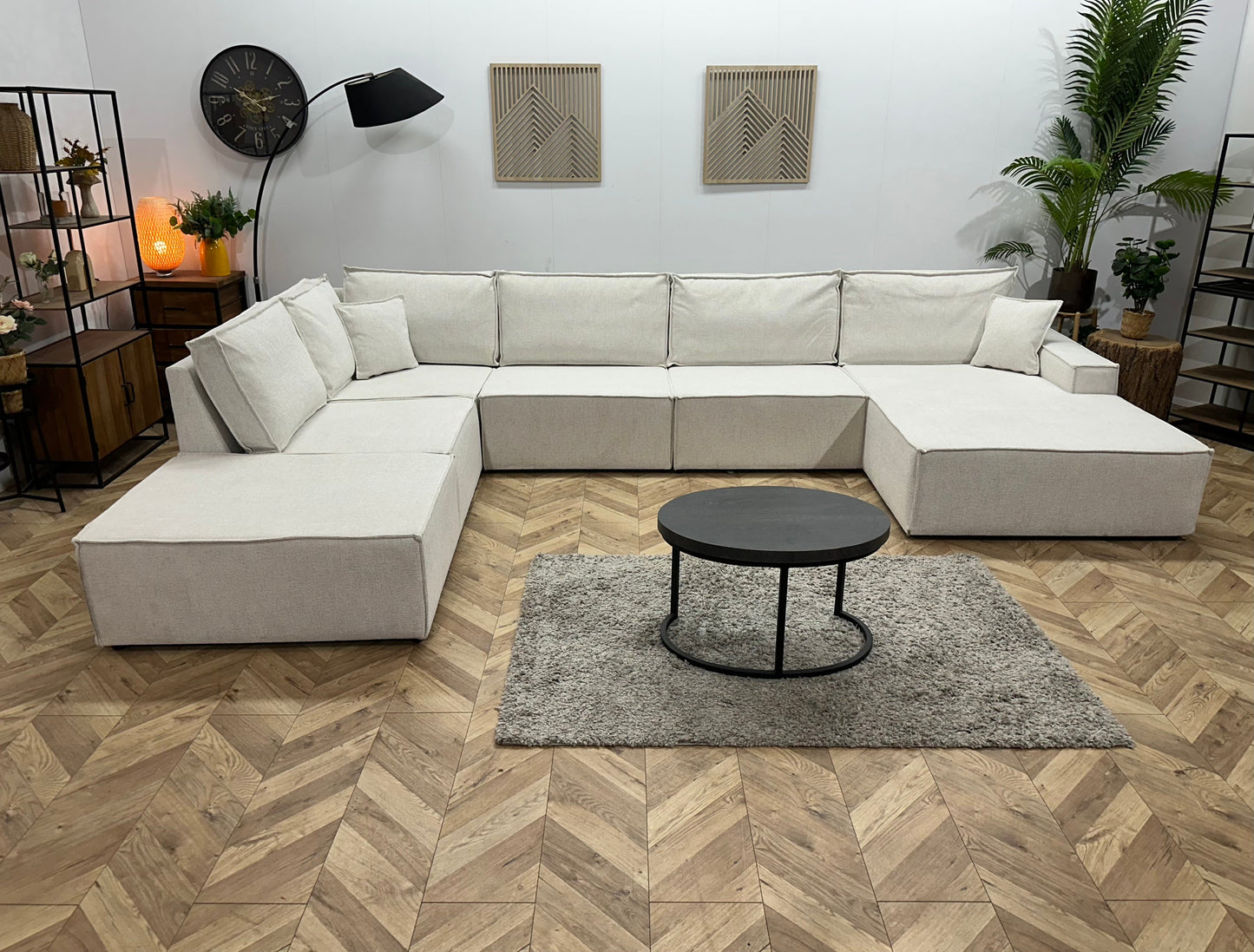 !Showroommodel! Crème Stoffen U Zetel