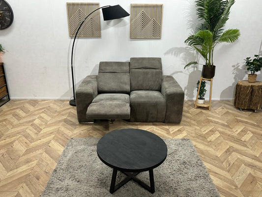 Antraciet Suède Stoffen 2.5-Zits Zetel ~ Relaxfunctie