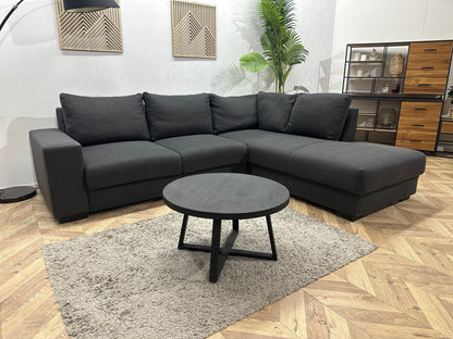 Antraciet Hoekzetel ~ Vaste Kussens
