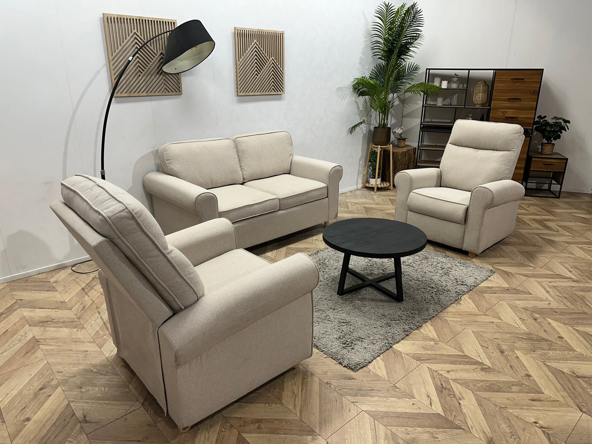 Beige Stoffen 2.5-Zits Zetel Inc. Fauteuils
