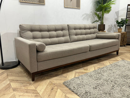 X5 Home Beige/Grijze 2.5-Zits Zetel ~ Losse Kussens Met Afneembare Hoezen