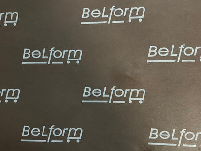 Belform Zwarte Echt Lederen Hoekzetel ~ Vaste Kussens