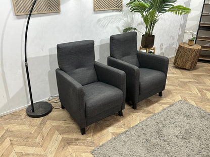 Antraciet Fauteuils ~ Verstelbare Rugleuningen