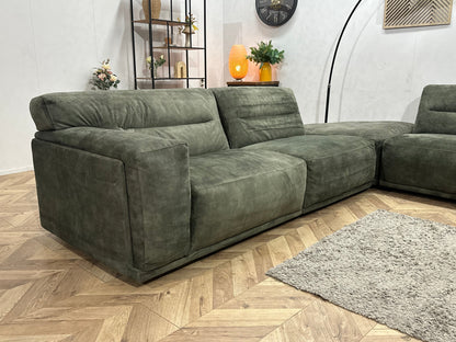 Groene Velvet Hoekzetel ~ Nieuwstaat