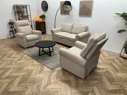 Beige Stoffen 2.5-Zits Zetel Inc. Fauteuils