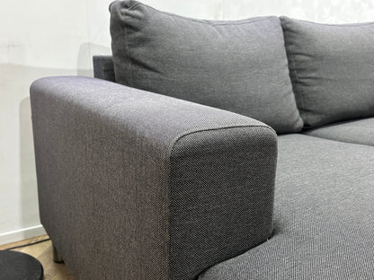 Antraciet U Zetel ~ Losse Rugkussens Met Afneembare Hoezen