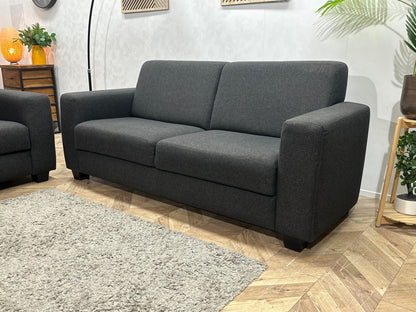 Antraciet Zetels Set ~ Vaste Kussens