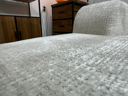 !Showroommodel! Crème Cremona Stoffen U Zetel