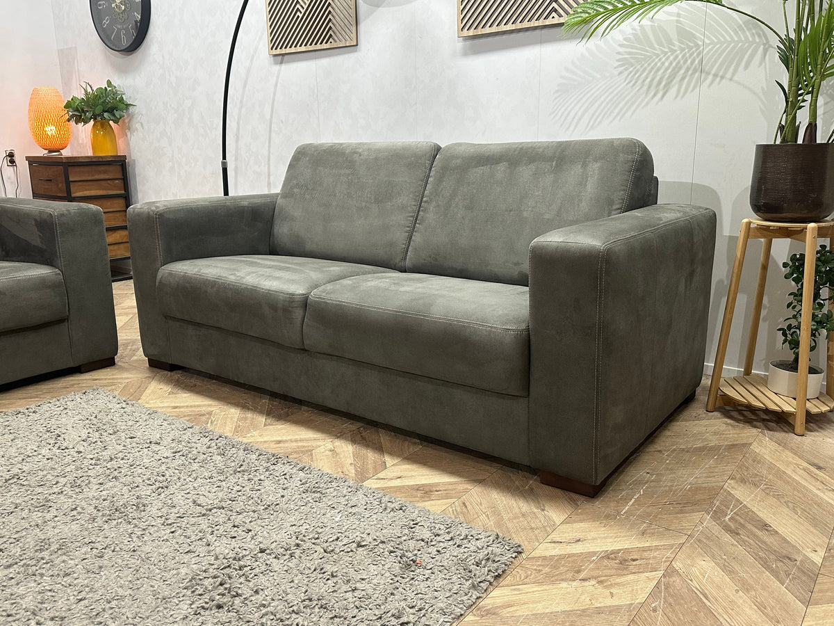 Antraciet Suède Stoffen Zetels Set ~ Nieuwstaat