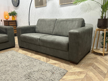 Antraciet Suède Stoffen Zetels Set ~ Nieuwstaat