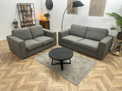 Antraciet Zetels Set ~ Losse Kussens Met Afneembare Hoezen