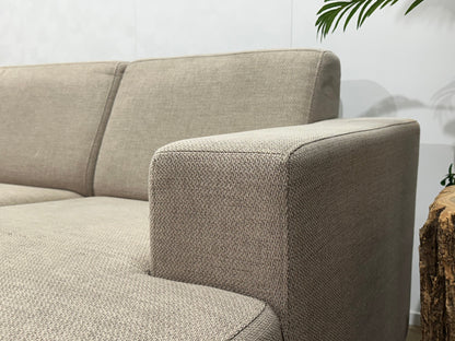 Beige Ruime U Zetel ~ Vaste Kussens