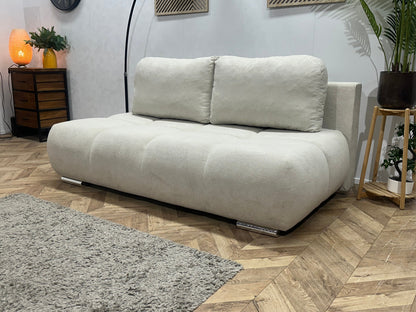 !Showroommodel! Witte Velvet 2.5-Zits Zetel