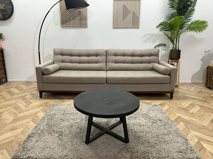 X5 Home Beige/Grijze 2.5-Zits Zetel ~ Losse Kussens Met Afneembare Hoezen