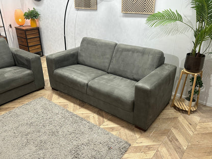 Antraciet Suède Stoffen Zetels Set ~ Nieuwstaat