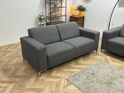Antraciet Zetels Set ~ Vaste Kussens
