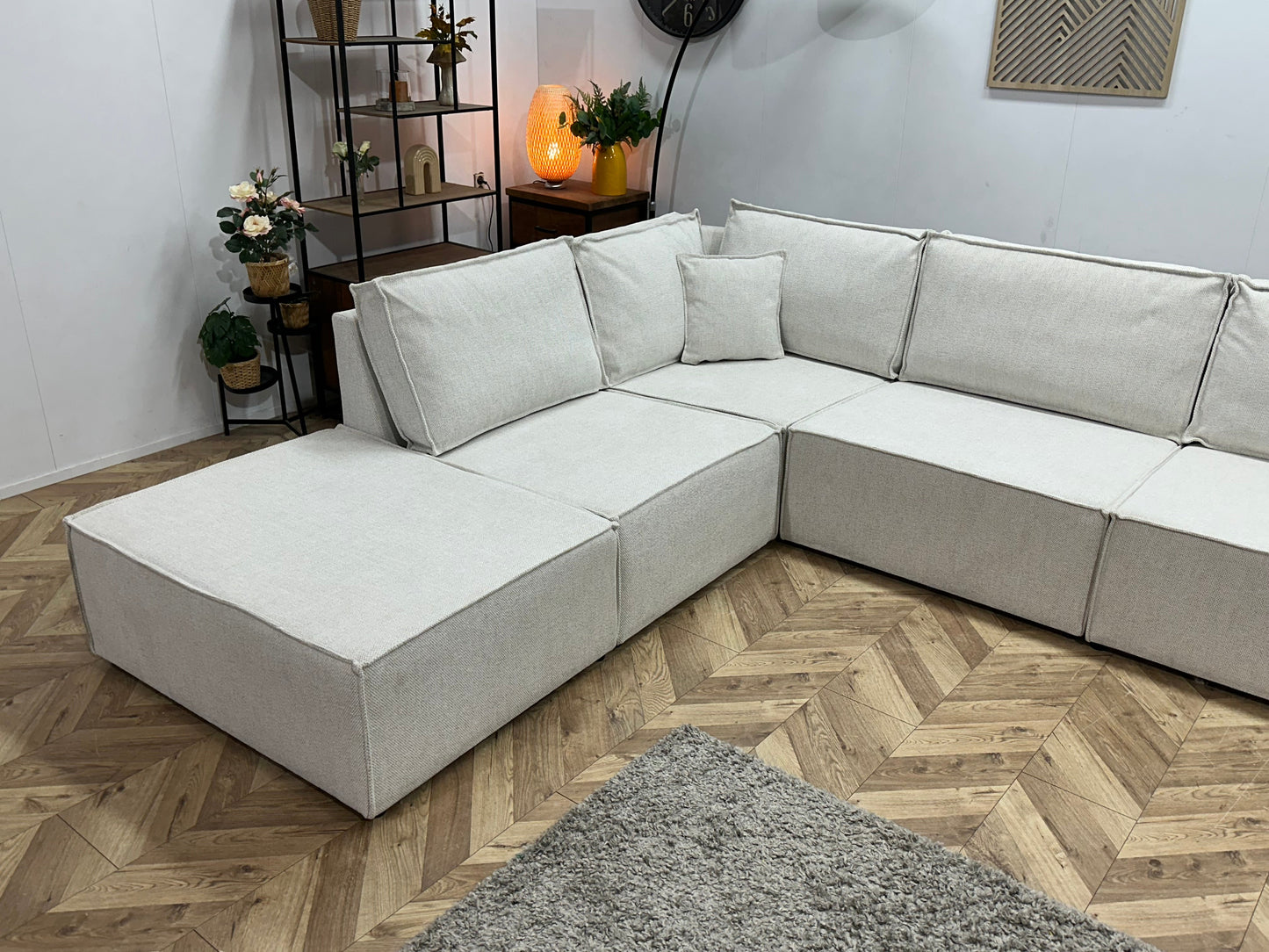 !Showroommodel! Crème Stoffen U Zetel