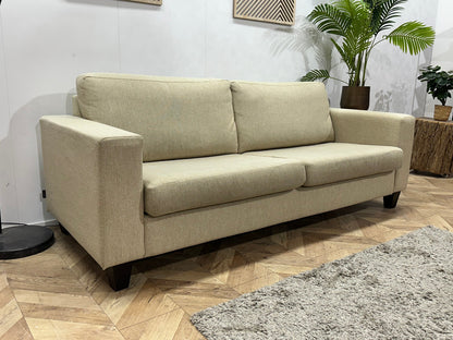 Trendhopper Beige 2.5-Zits Zetel ~ Losse Kussens Met Afneembare Hoezen