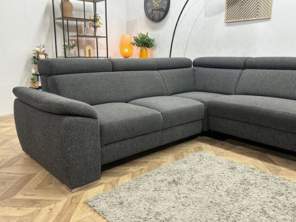 In.House Antraciet Hoekzetel ~ Verstelbare Arm/Hoofdsteunen