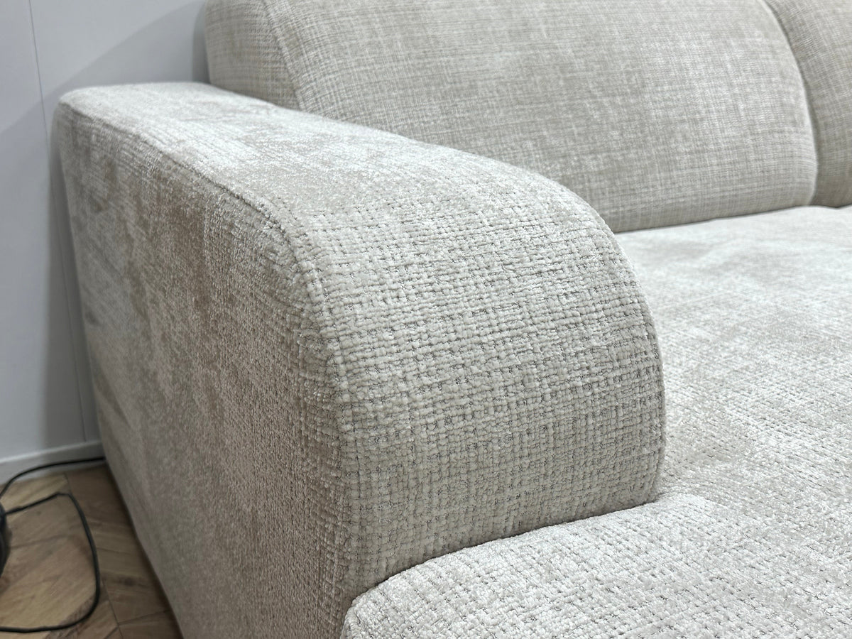 !Showroommodel! Crème Cremona Stoffen U Zetel