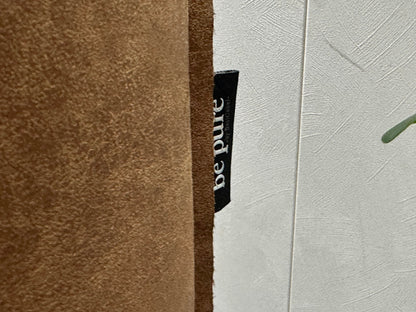Be Pure Cognac Bruine Suede Stoffen Zetels Set ~ Losse Kussens Met Afneembare Hoezen