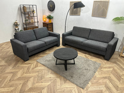 Antraciet Zetels Set ~ Vaste Kussens