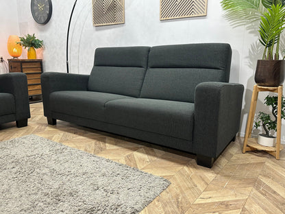 Antraciet Zetels Set ~ Vaste Kussens