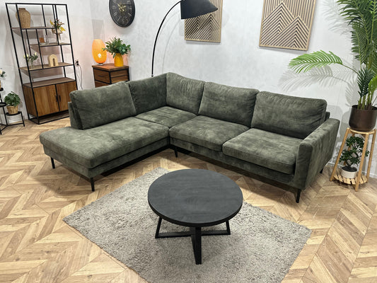 Groene Velvet Hoekzetel ~ Nieuwstaat