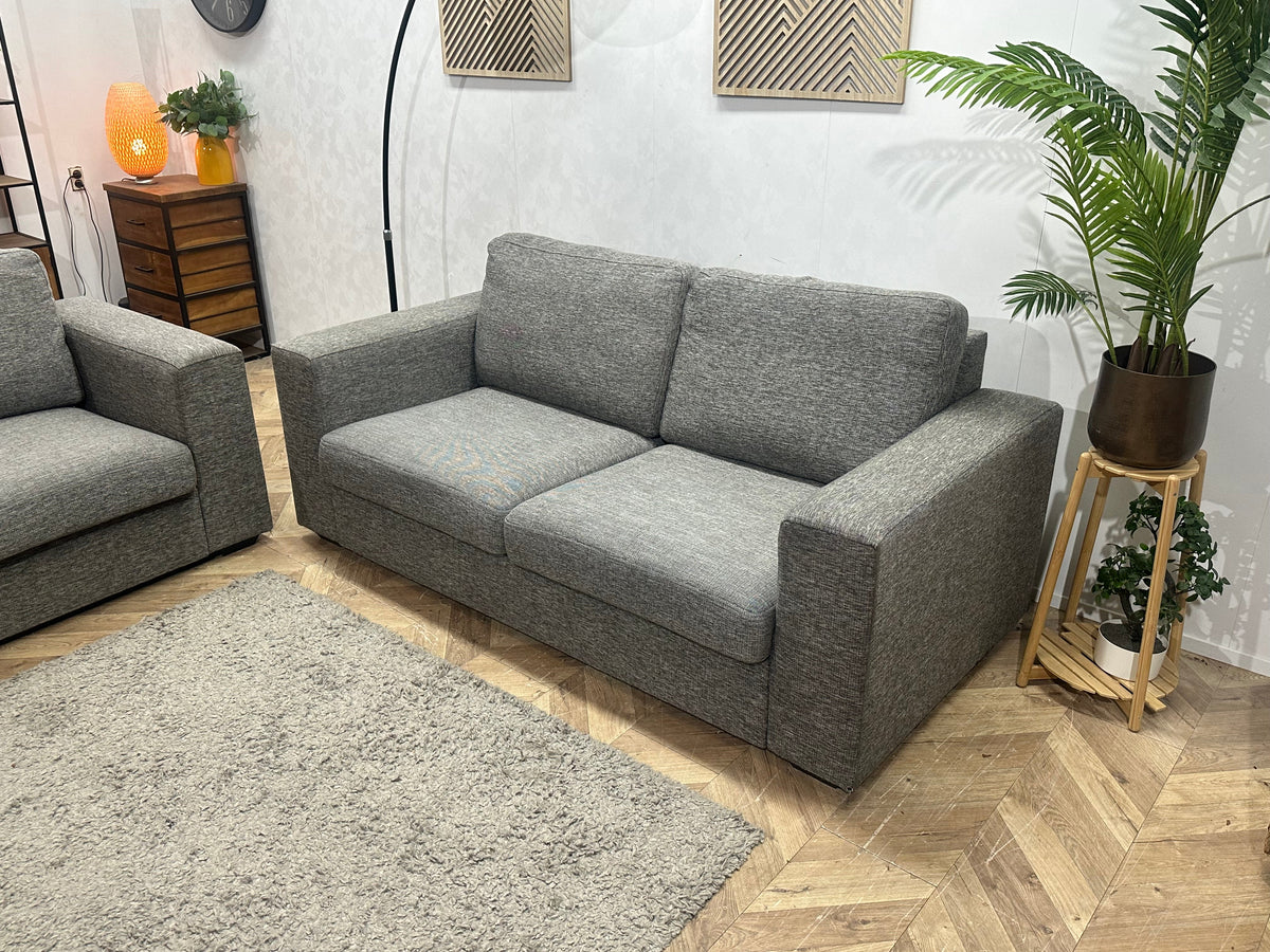 Antraciet Zetels Set ~ Losse Kussens Met Afneembare Hoezen