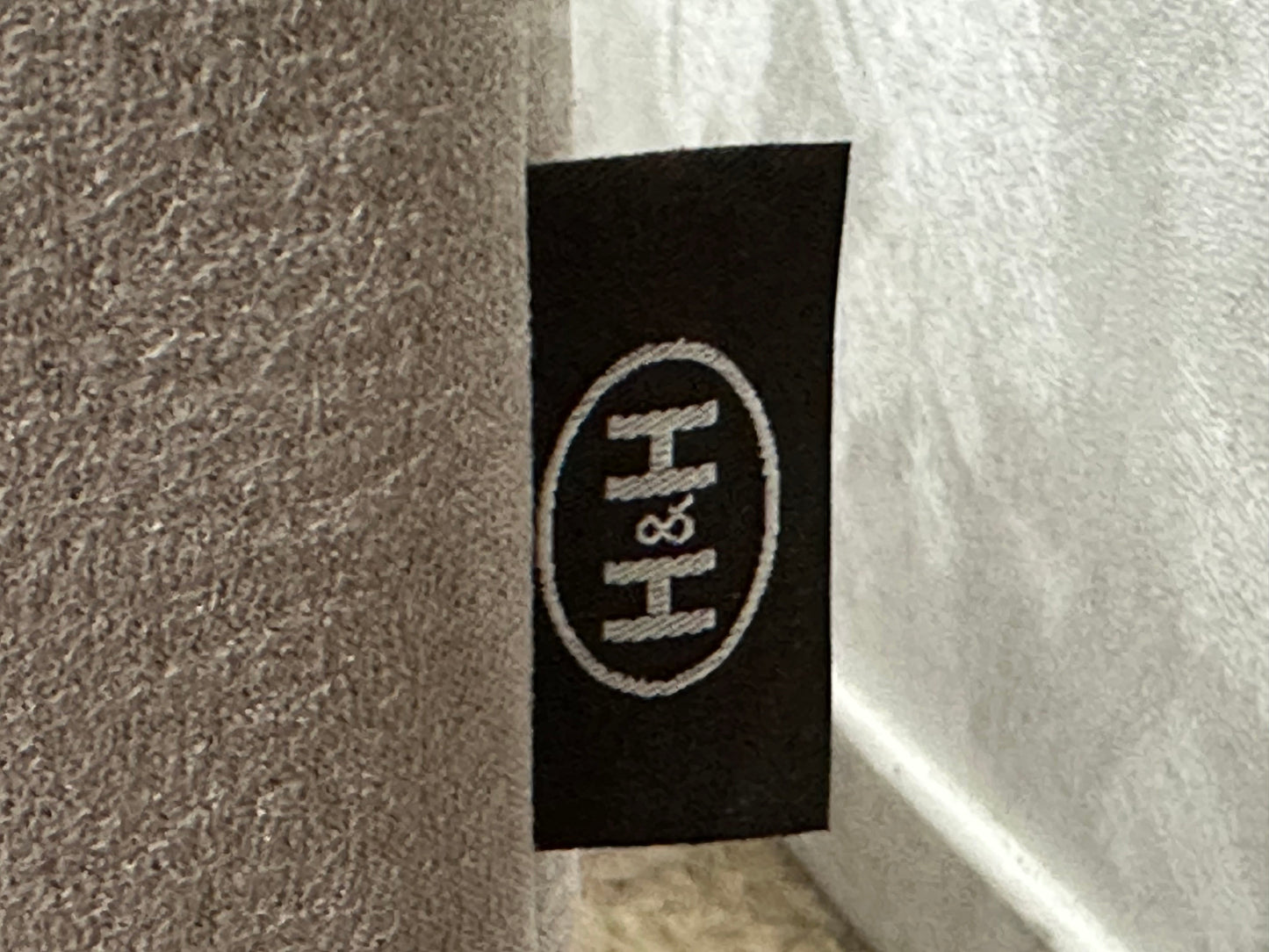 H&H Grijze Suède Stoffen Hoekzetel ~ Meerdere Opstellingen