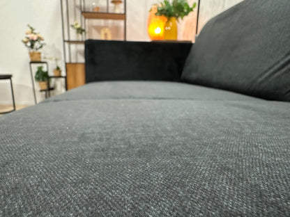!Showroommodel! Zwarte Velvet Hoekzetel
