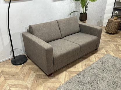 Bruine 2.5-Zits Zetel Inc Hocker ~ Losse Rugkussens Met Afneembare Hoezen