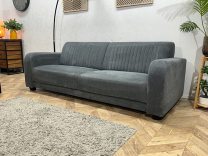 Grijze Suède Stoffen Zetels Set ~ Vaste Kussens