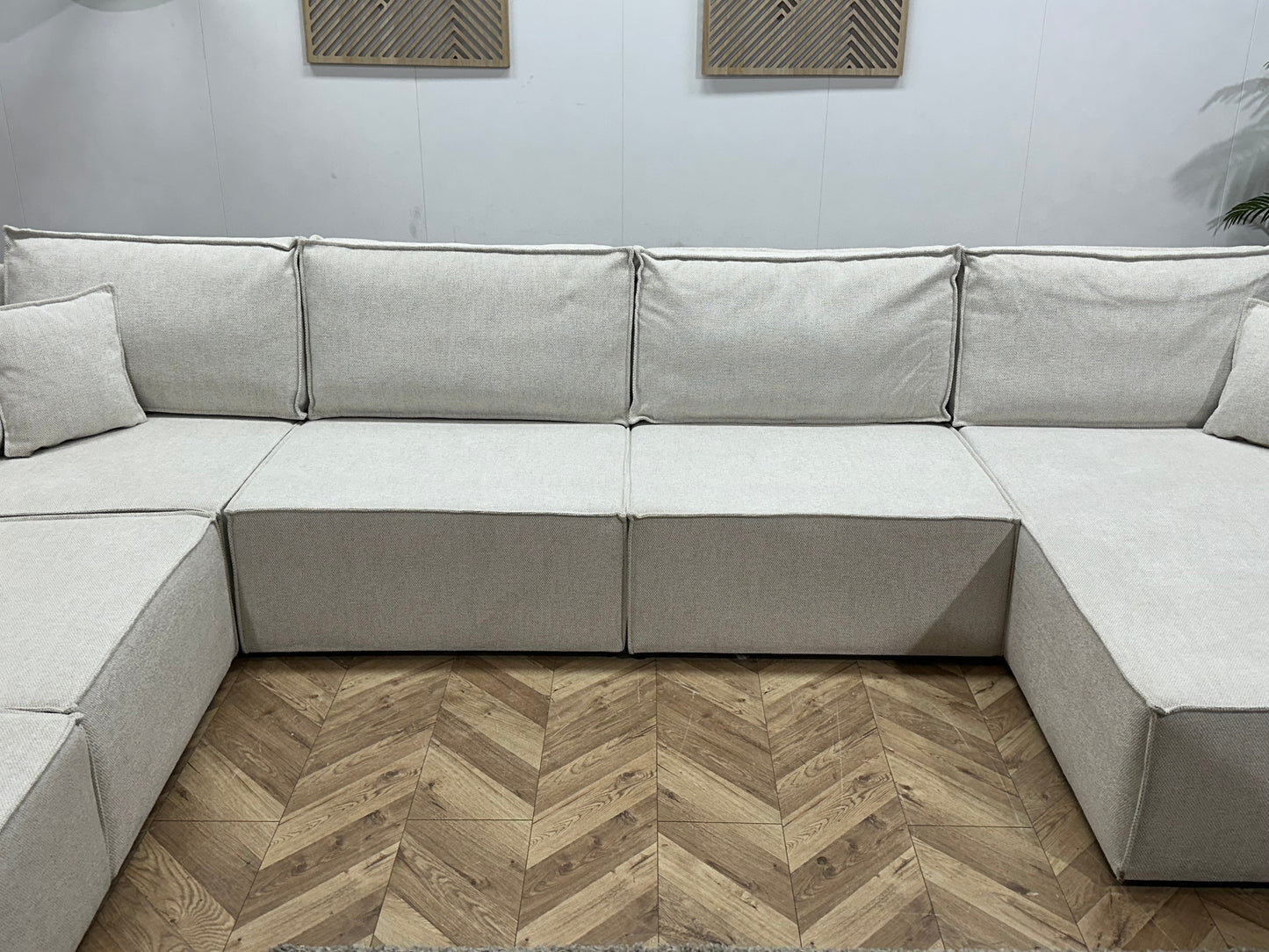 !Showroommodel! Crème Stoffen U Zetel