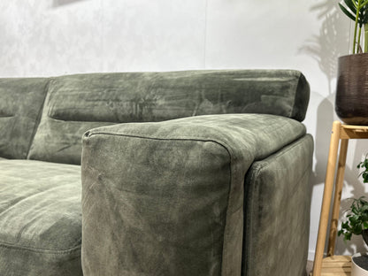 Groene Velvet Hoekzetel ~ Nieuwstaat